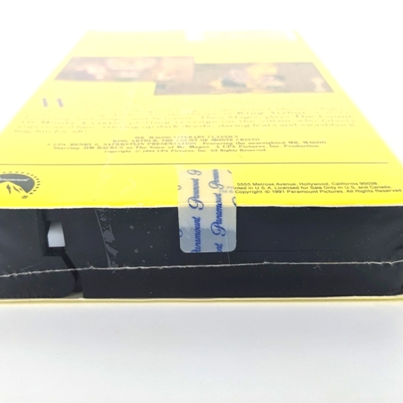 SEALED Mr.Magoo's Literary Classics: King Arthur,Count of Monte Cristo VHS - Picture 4 of 5